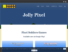 Tablet Screenshot of jollypixel.com